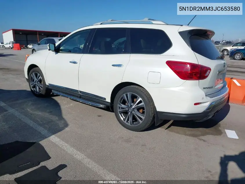 5N1DR2MM3JC653580 2018 Nissan Pathfinder Platinum