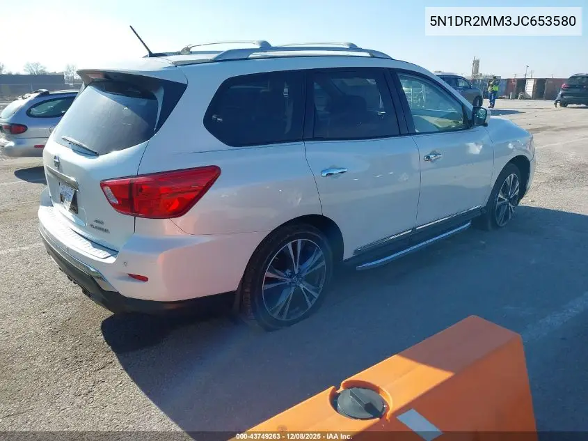 5N1DR2MM3JC653580 2018 Nissan Pathfinder Platinum
