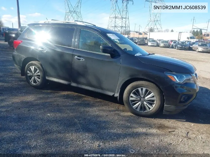 5N1DR2MM1JC608539 2018 Nissan Pathfinder S