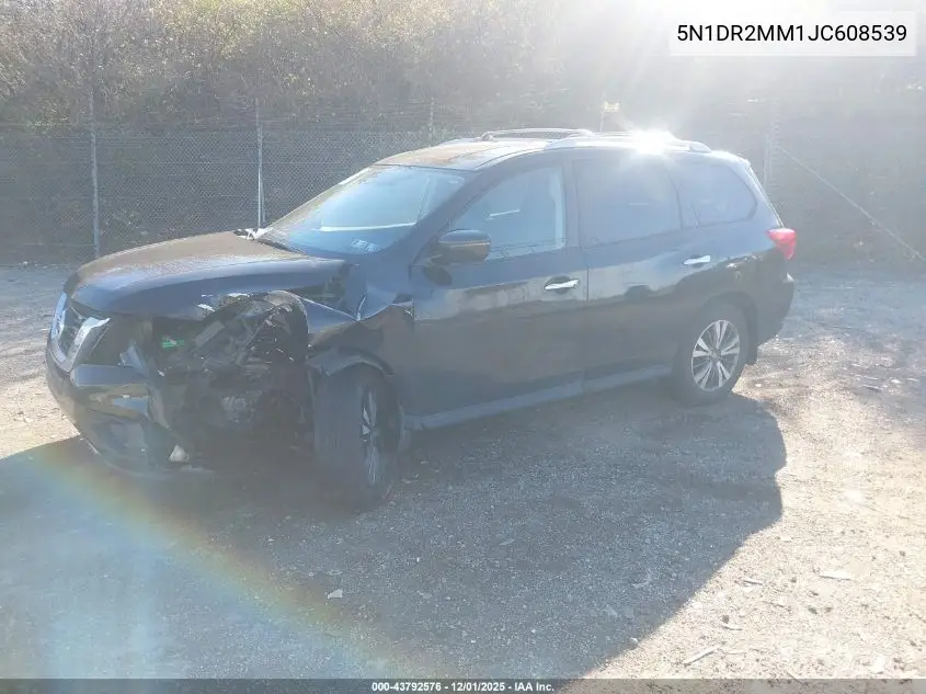 5N1DR2MM1JC608539 2018 Nissan Pathfinder S