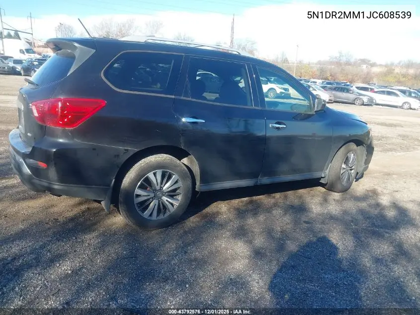 5N1DR2MM1JC608539 2018 Nissan Pathfinder S