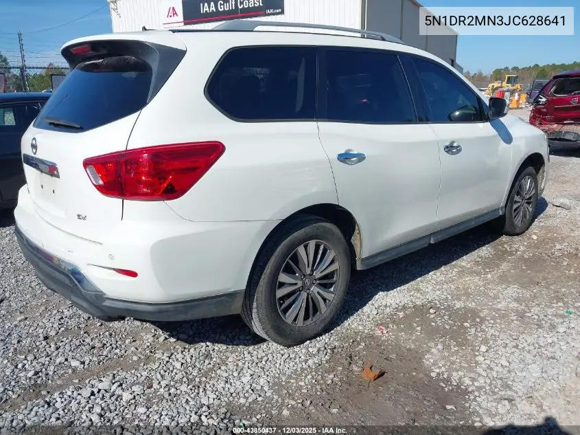 5N1DR2MN3JC628641 2018 Nissan Pathfinder Sv