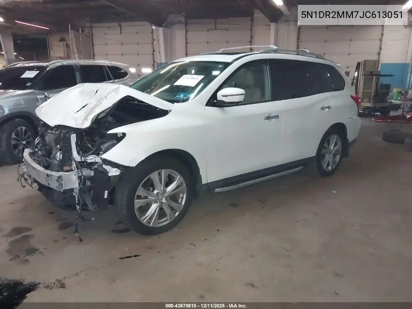 5N1DR2MM7JC613051 2018 Nissan Pathfinder Sl