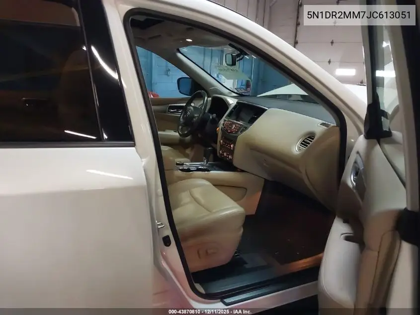 5N1DR2MM7JC613051 2018 Nissan Pathfinder Sl