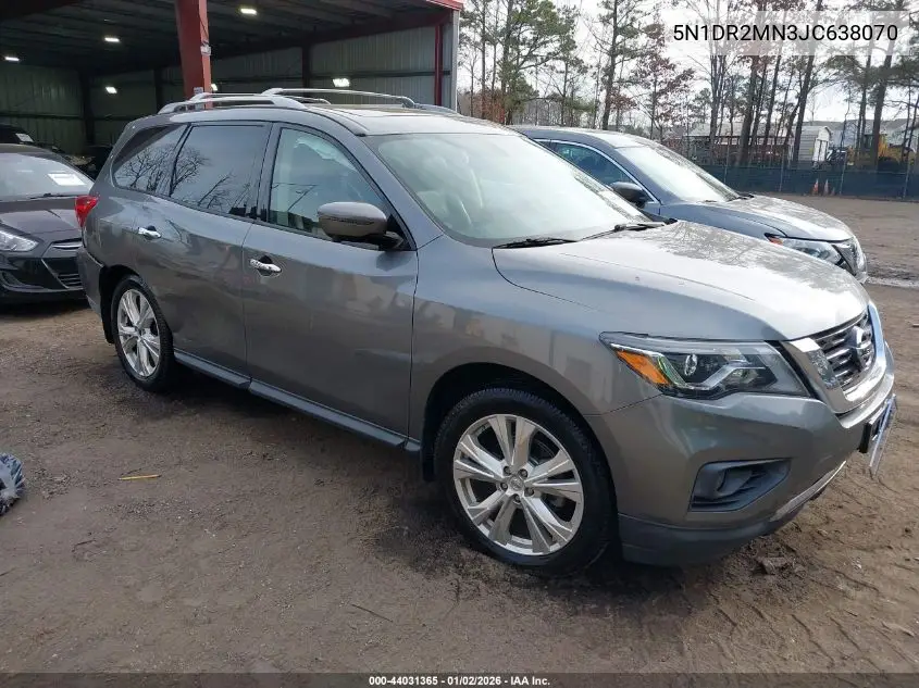 5N1DR2MN3JC638070 2018 Nissan Pathfinder Sl