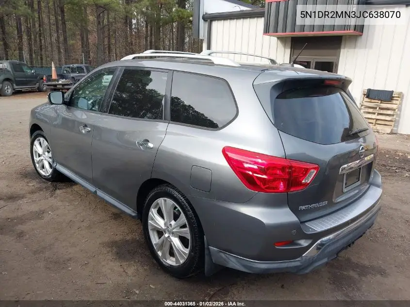 5N1DR2MN3JC638070 2018 Nissan Pathfinder Sl