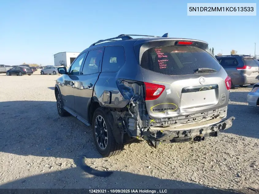 5N1DR2MM1KC613533 2019 Nissan Pathfinder Sv