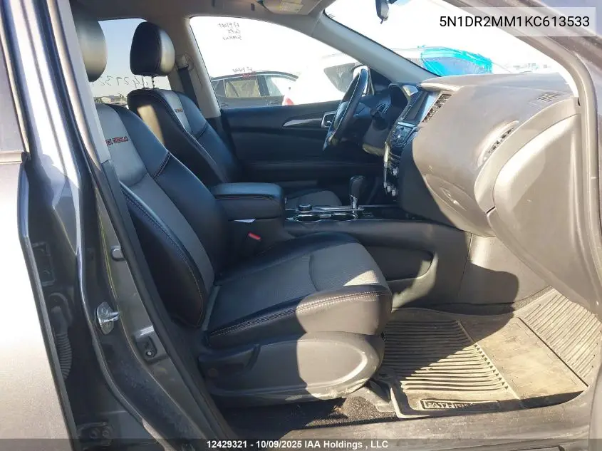5N1DR2MM1KC613533 2019 Nissan Pathfinder Sv