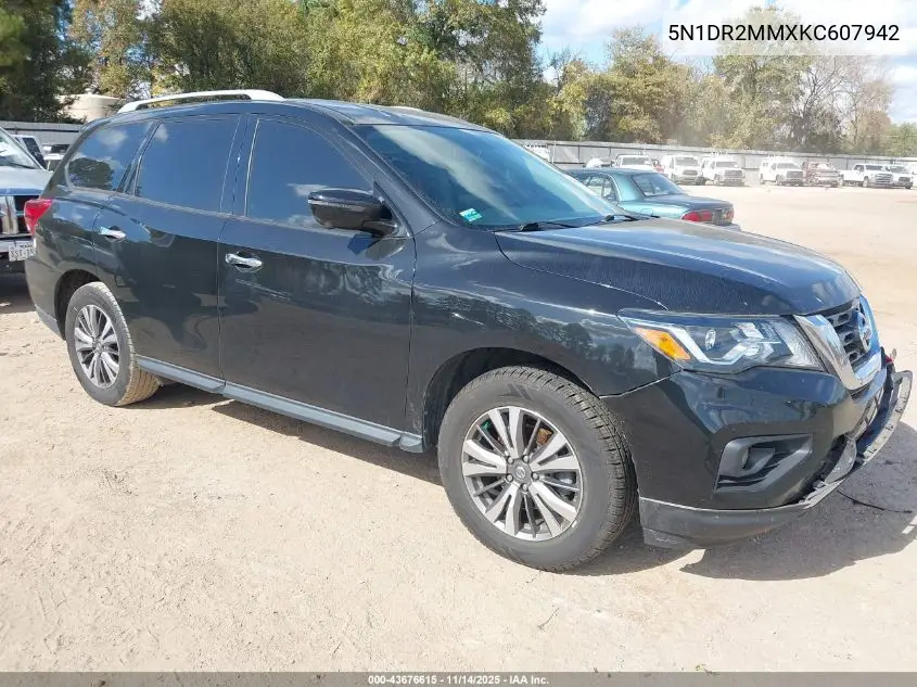 5N1DR2MMXKC607942 2019 Nissan Pathfinder Sl