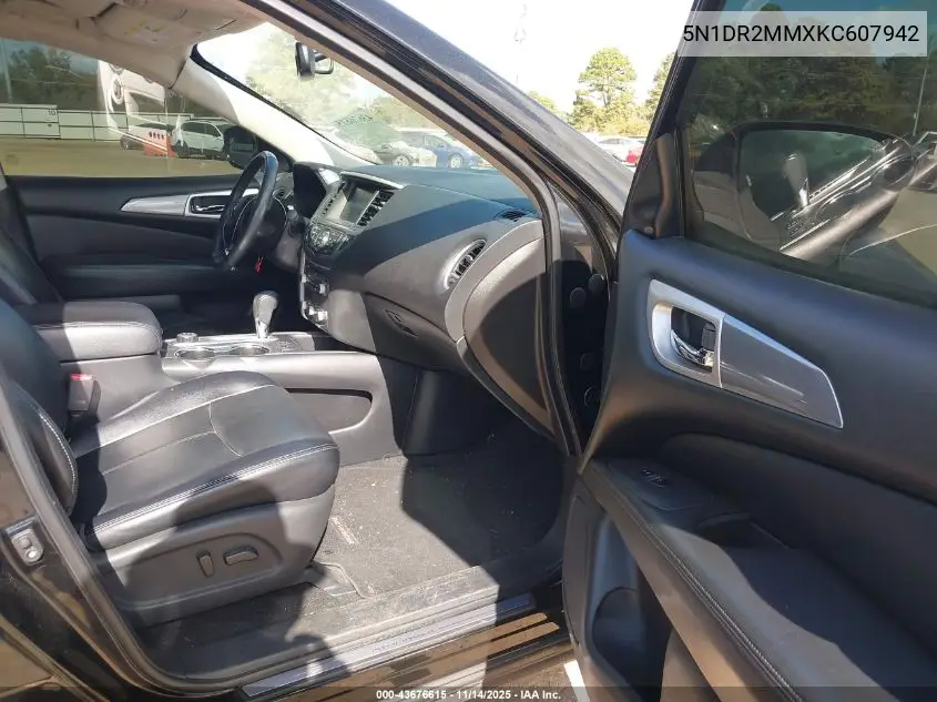 5N1DR2MMXKC607942 2019 Nissan Pathfinder Sl