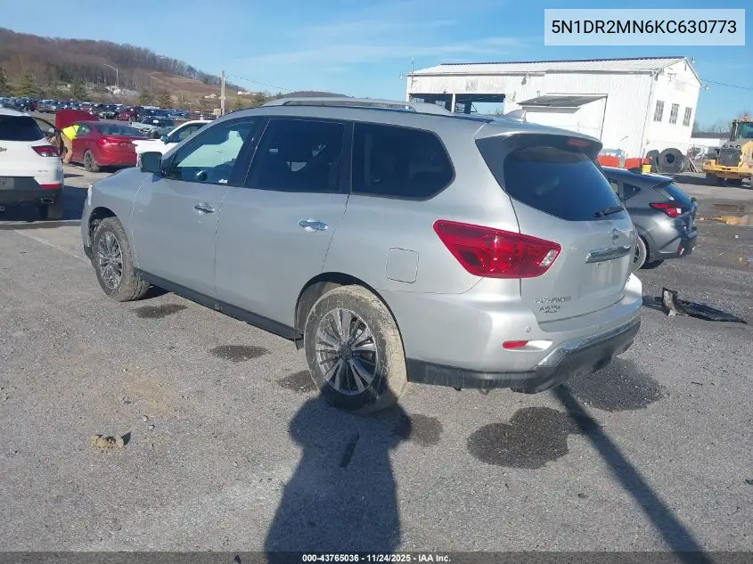 5N1DR2MN6KC630773 2019 Nissan Pathfinder Sl