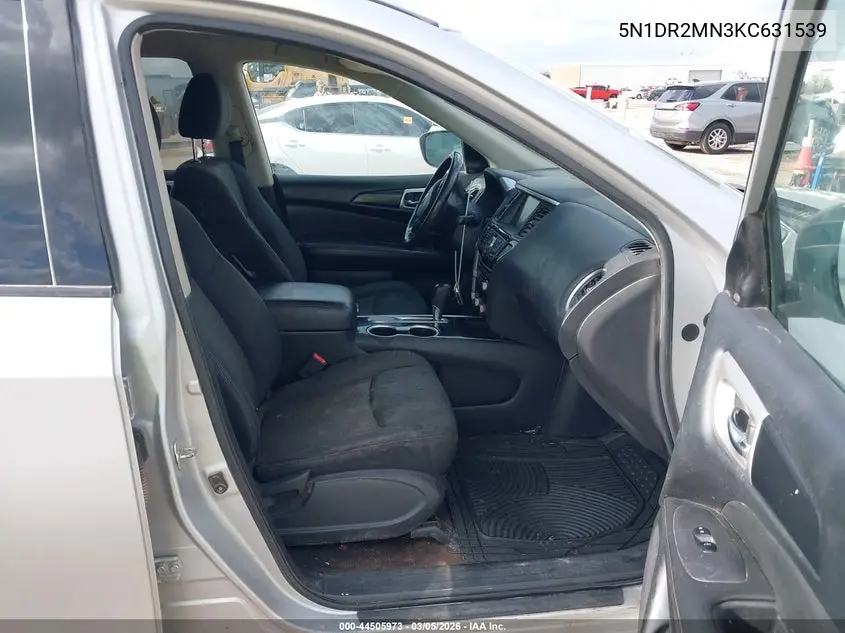 5N1DR2MN3KC631539 2019 Nissan Pathfinder Sv