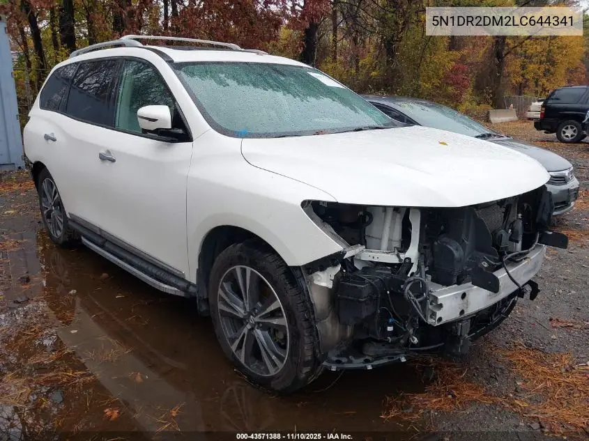 5N1DR2DM2LC644341 2020 Nissan Pathfinder Platinum 4Wd