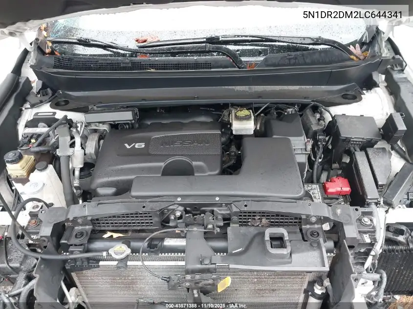 5N1DR2DM2LC644341 2020 Nissan Pathfinder Platinum 4Wd