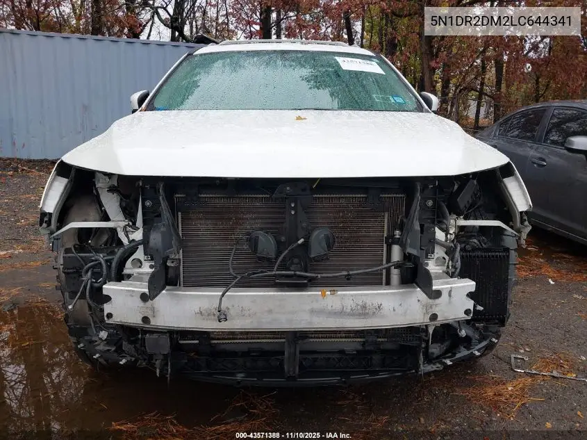 5N1DR2DM2LC644341 2020 Nissan Pathfinder Platinum 4Wd