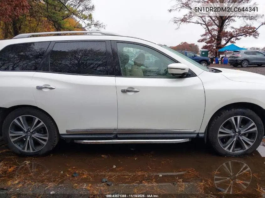 5N1DR2DM2LC644341 2020 Nissan Pathfinder Platinum 4Wd
