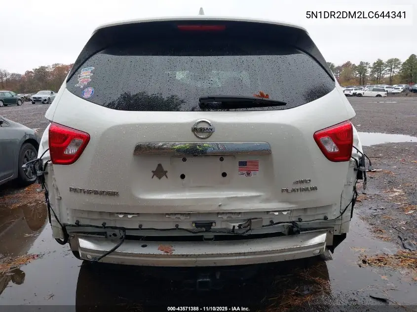 5N1DR2DM2LC644341 2020 Nissan Pathfinder Platinum 4Wd