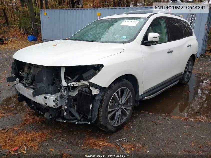5N1DR2DM2LC644341 2020 Nissan Pathfinder Platinum 4Wd