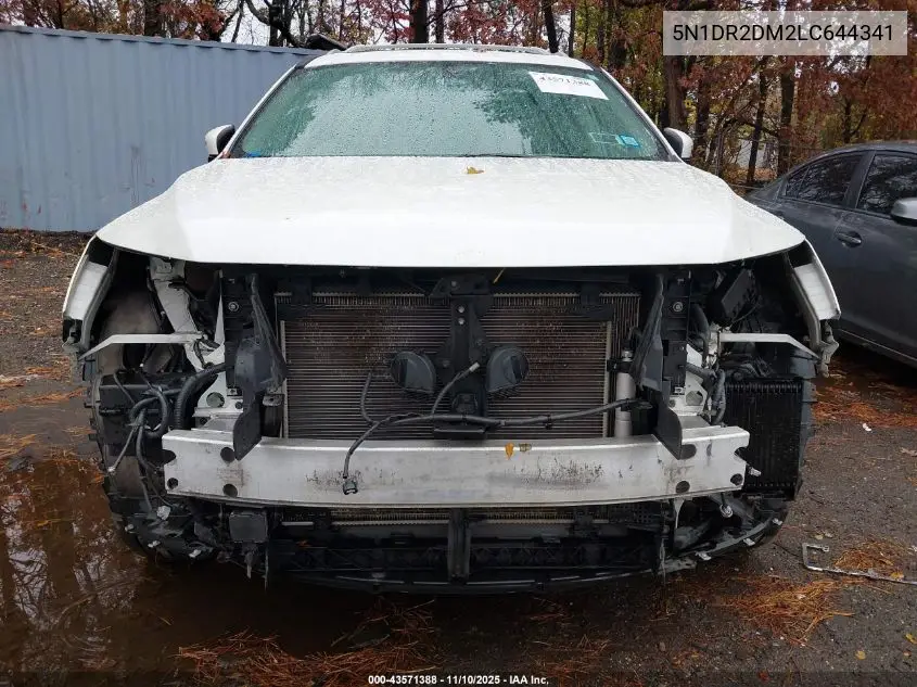 5N1DR2DM2LC644341 2020 Nissan Pathfinder Platinum 4Wd