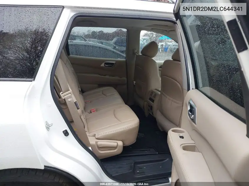 5N1DR2DM2LC644341 2020 Nissan Pathfinder Platinum 4Wd