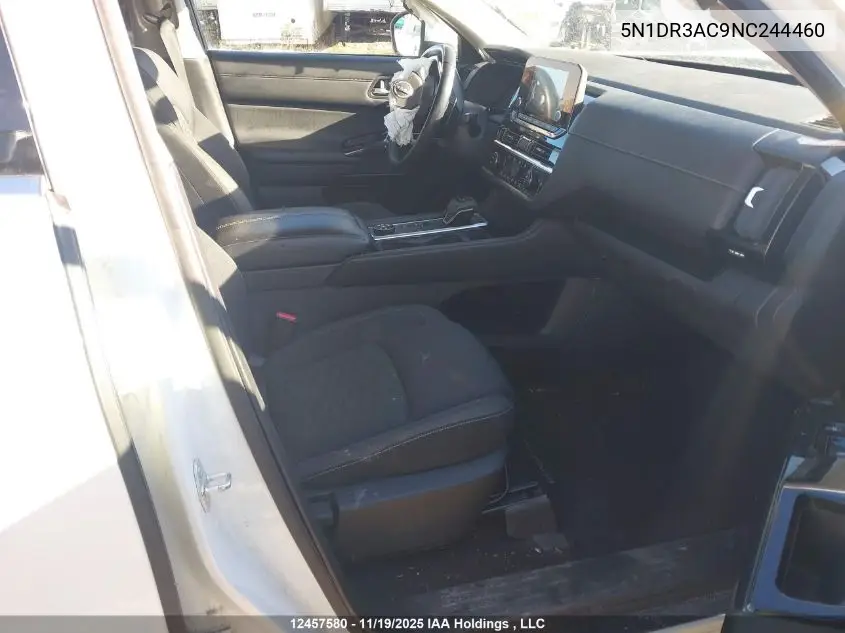 5N1DR3AC9NC244460 2022 Nissan Pathfinder S