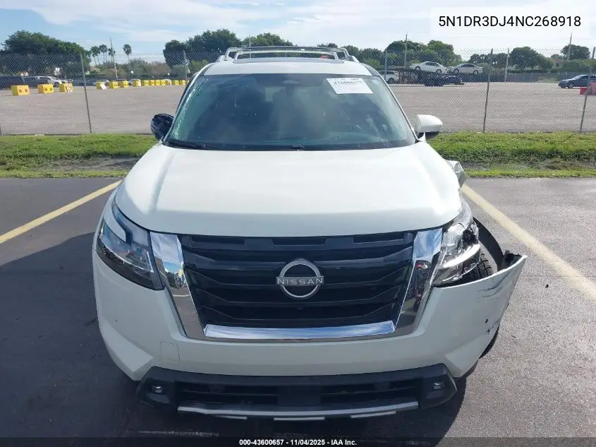 5N1DR3DJ4NC268918 2022 Nissan Pathfinder Platinum 4Wd
