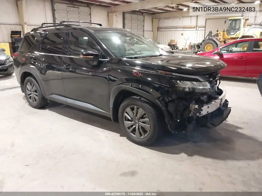 5N1DR3BA9NC232483 2022 Nissan Pathfinder Sv 2Wd