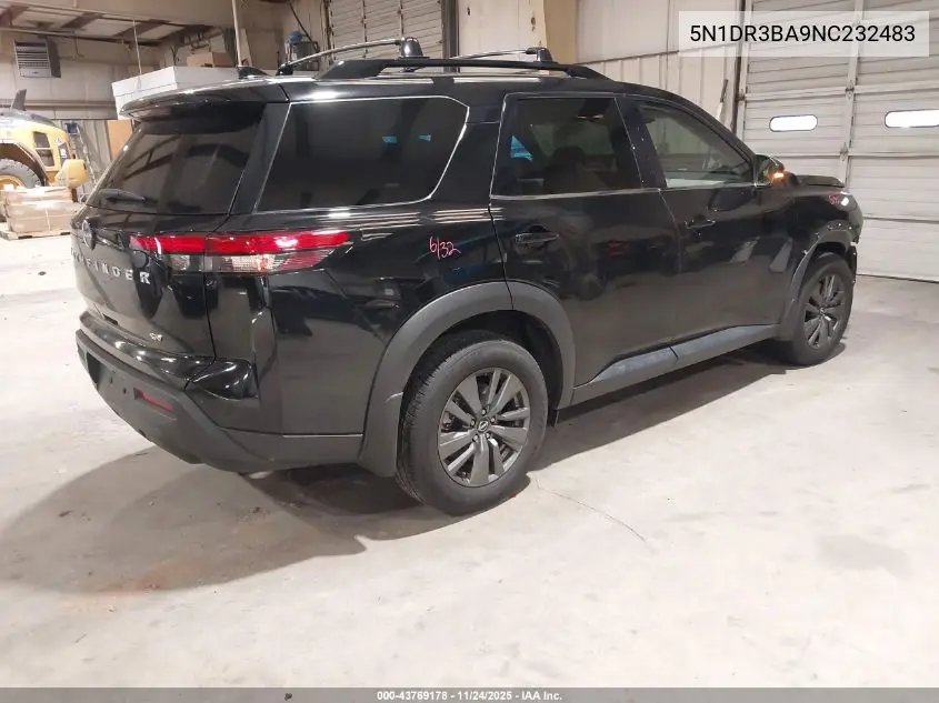 5N1DR3BA9NC232483 2022 Nissan Pathfinder Sv 2Wd