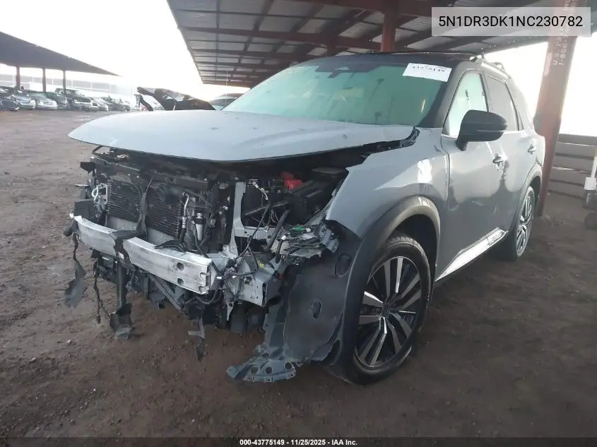 5N1DR3DK1NC230782 2022 Nissan Pathfinder Platinum 4Wd