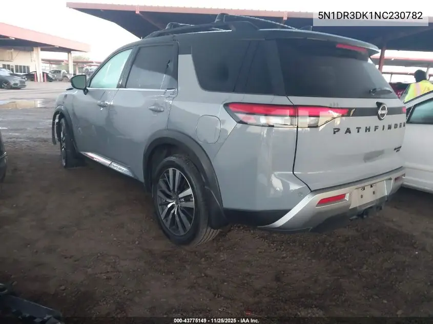 5N1DR3DK1NC230782 2022 Nissan Pathfinder Platinum 4Wd