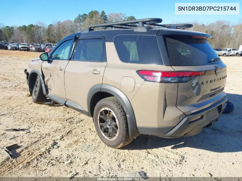 5N1DR3BD7PC215744 2023 Nissan Pathfinder Rock Creek 4Wd