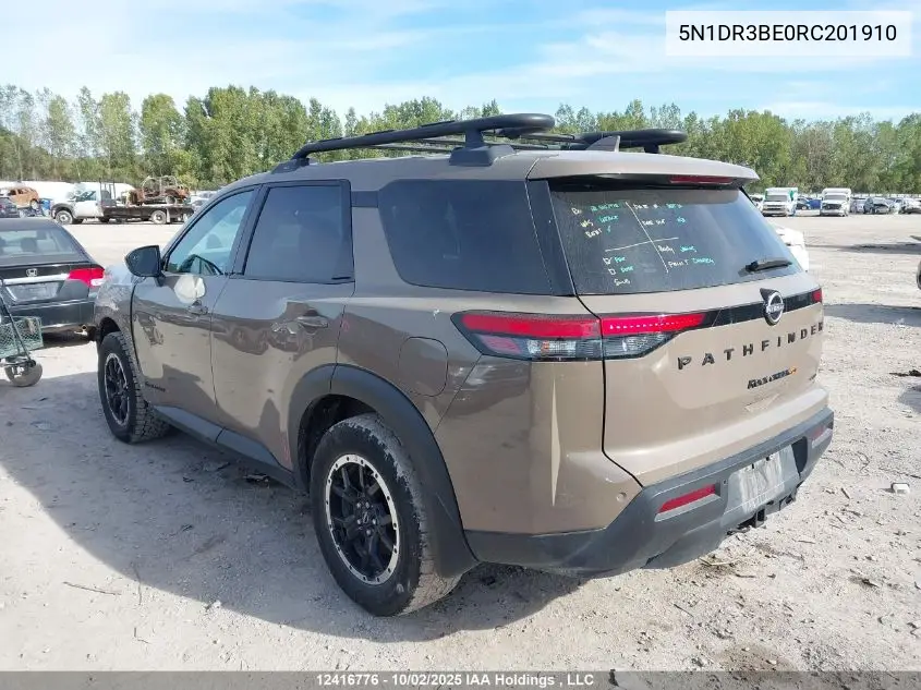5N1DR3BE0RC201910 2024 Nissan Pathfinder