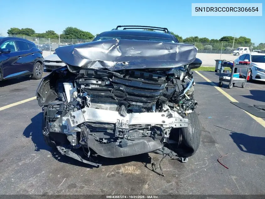 5N1DR3CC0RC306654 2024 Nissan Pathfinder Sl 4Wd