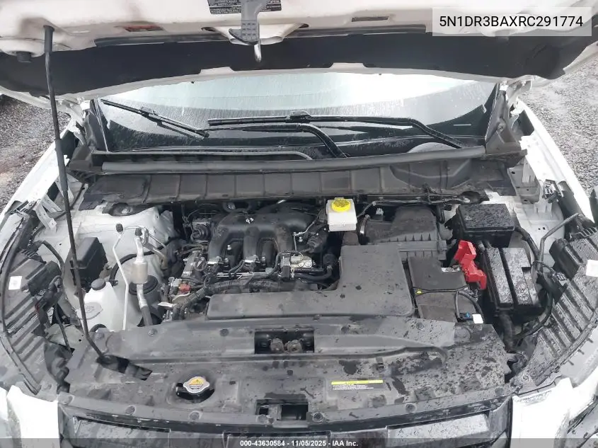 5N1DR3BAXRC291774 2024 Nissan Pathfinder Sv Fwd