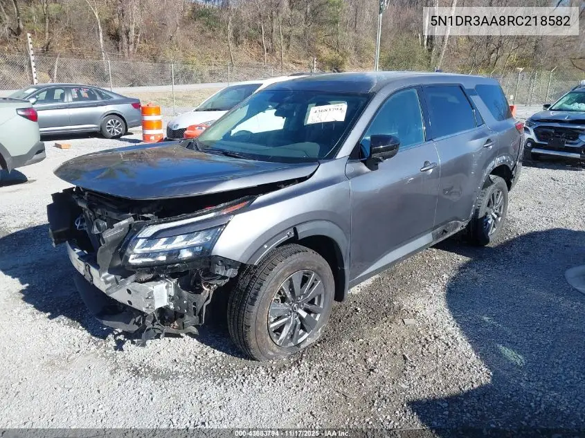 5N1DR3AA8RC218582 2024 Nissan Pathfinder S Fwd