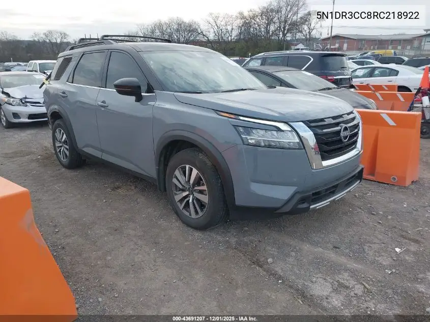 5N1DR3CC8RC218922 2024 Nissan Pathfinder Sl 4Wd