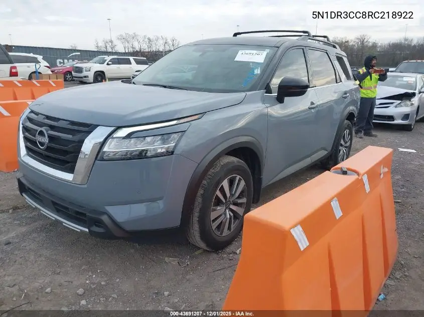 5N1DR3CC8RC218922 2024 Nissan Pathfinder Sl 4Wd