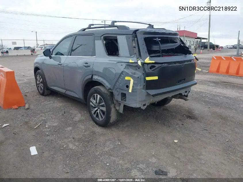 5N1DR3CC8RC218922 2024 Nissan Pathfinder Sl 4Wd