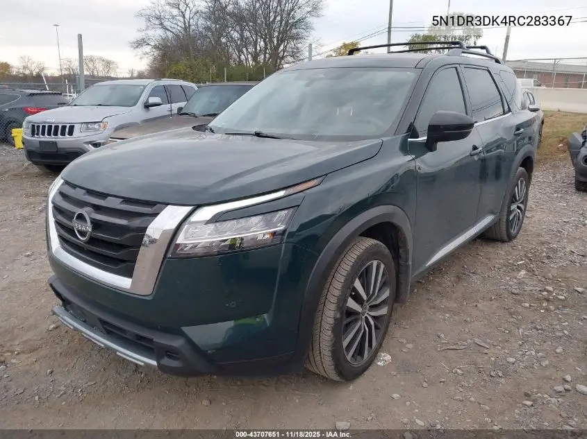 5N1DR3DK4RC283367 2024 Nissan Pathfinder Platinum 4Wd