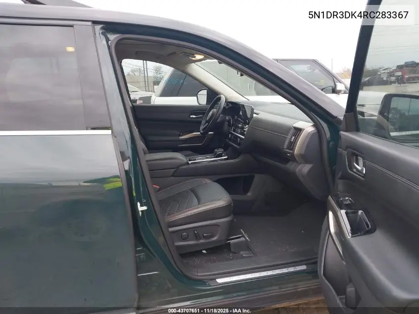 5N1DR3DK4RC283367 2024 Nissan Pathfinder Platinum 4Wd