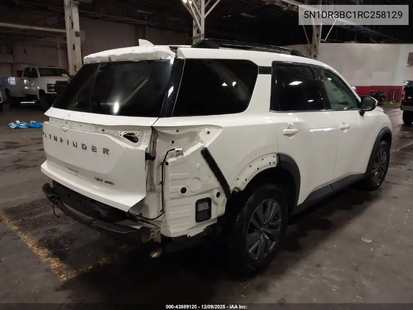 5N1DR3BC1RC258129 2024 Nissan Pathfinder Sv 4Wd