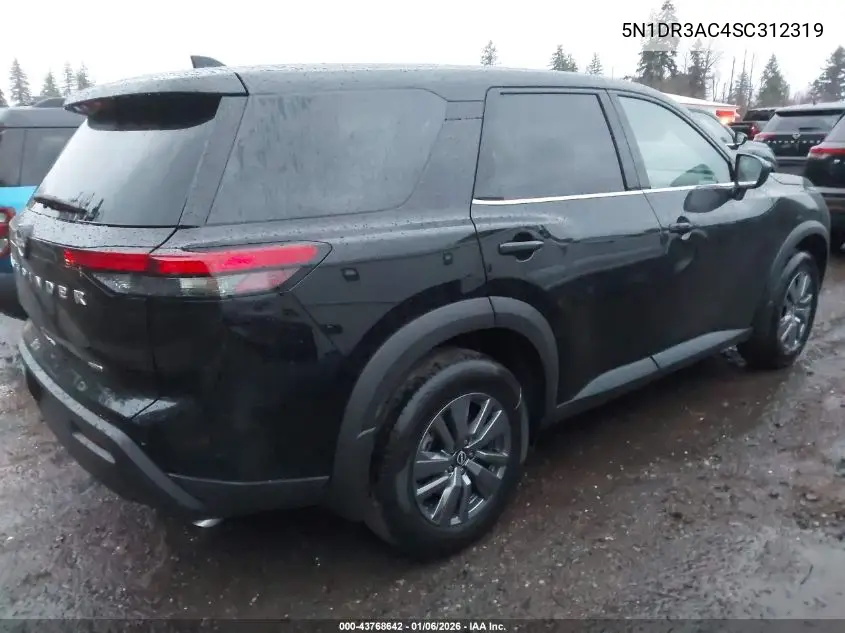 5N1DR3AC4SC312319 2025 Nissan Pathfinder S 4Wd