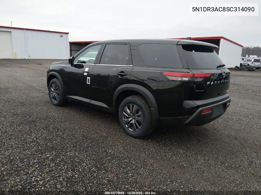 5N1DR3AC8SC314090 2025 Nissan Pathfinder S 4Wd