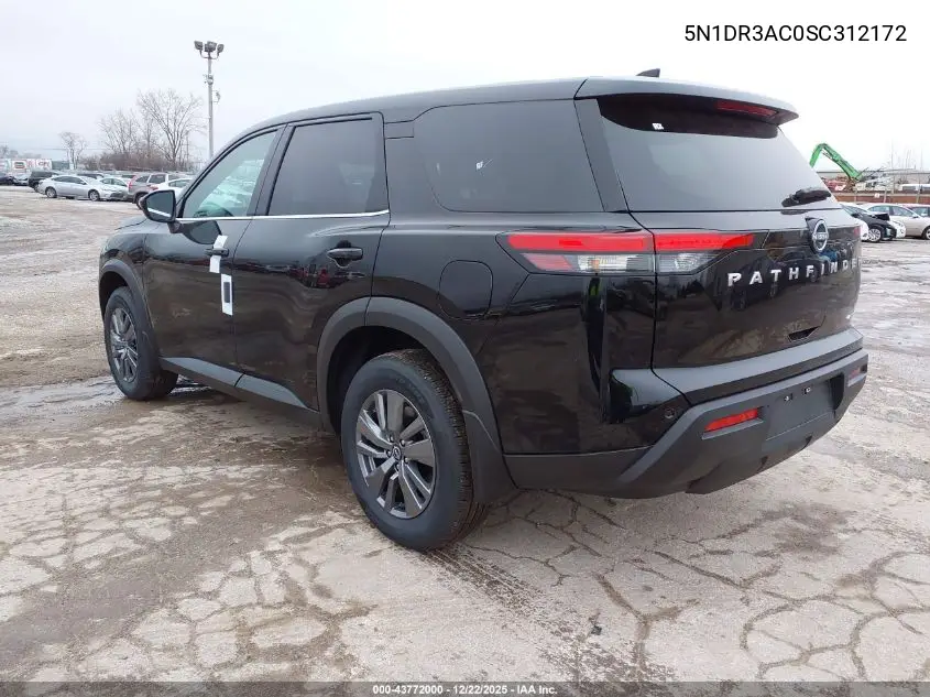 5N1DR3AC0SC312172 2025 Nissan Pathfinder S 4Wd