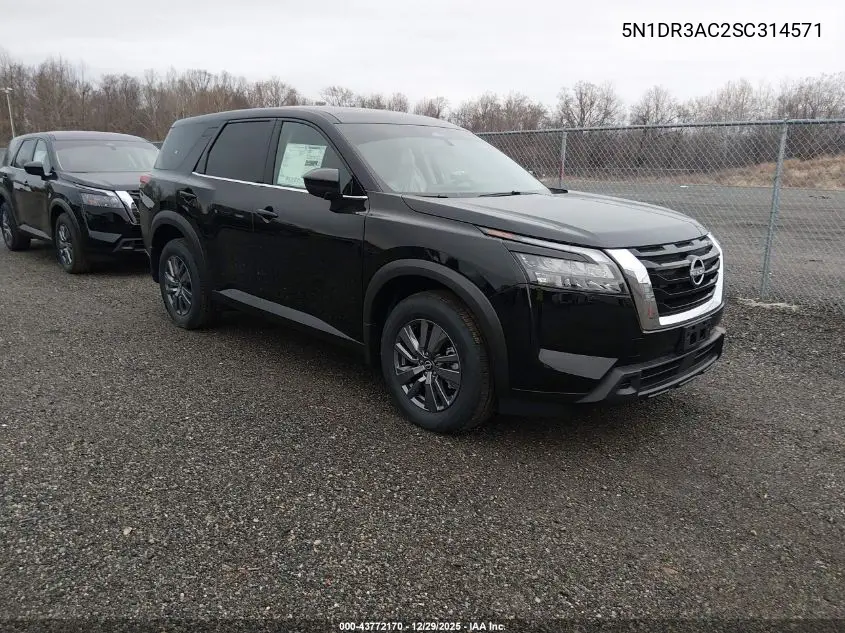 5N1DR3AC2SC314571 2025 Nissan Pathfinder S 4Wd