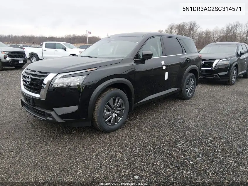 5N1DR3AC2SC314571 2025 Nissan Pathfinder S 4Wd