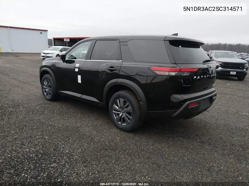5N1DR3AC2SC314571 2025 Nissan Pathfinder S 4Wd