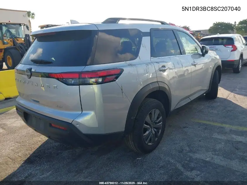 5N1DR3BC8SC207040 2025 Nissan Pathfinder Sv 4Wd