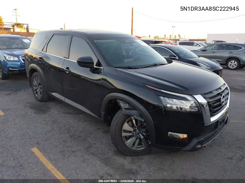 5N1DR3AA8SC222945 2025 Nissan Pathfinder S Fwd