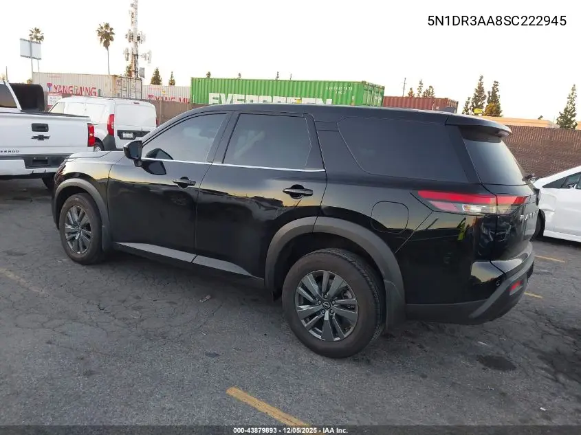 5N1DR3AA8SC222945 2025 Nissan Pathfinder S Fwd